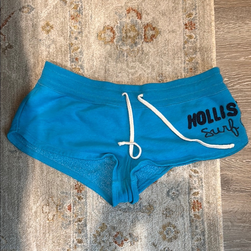 Women's Blue Mini Shorts Hollister